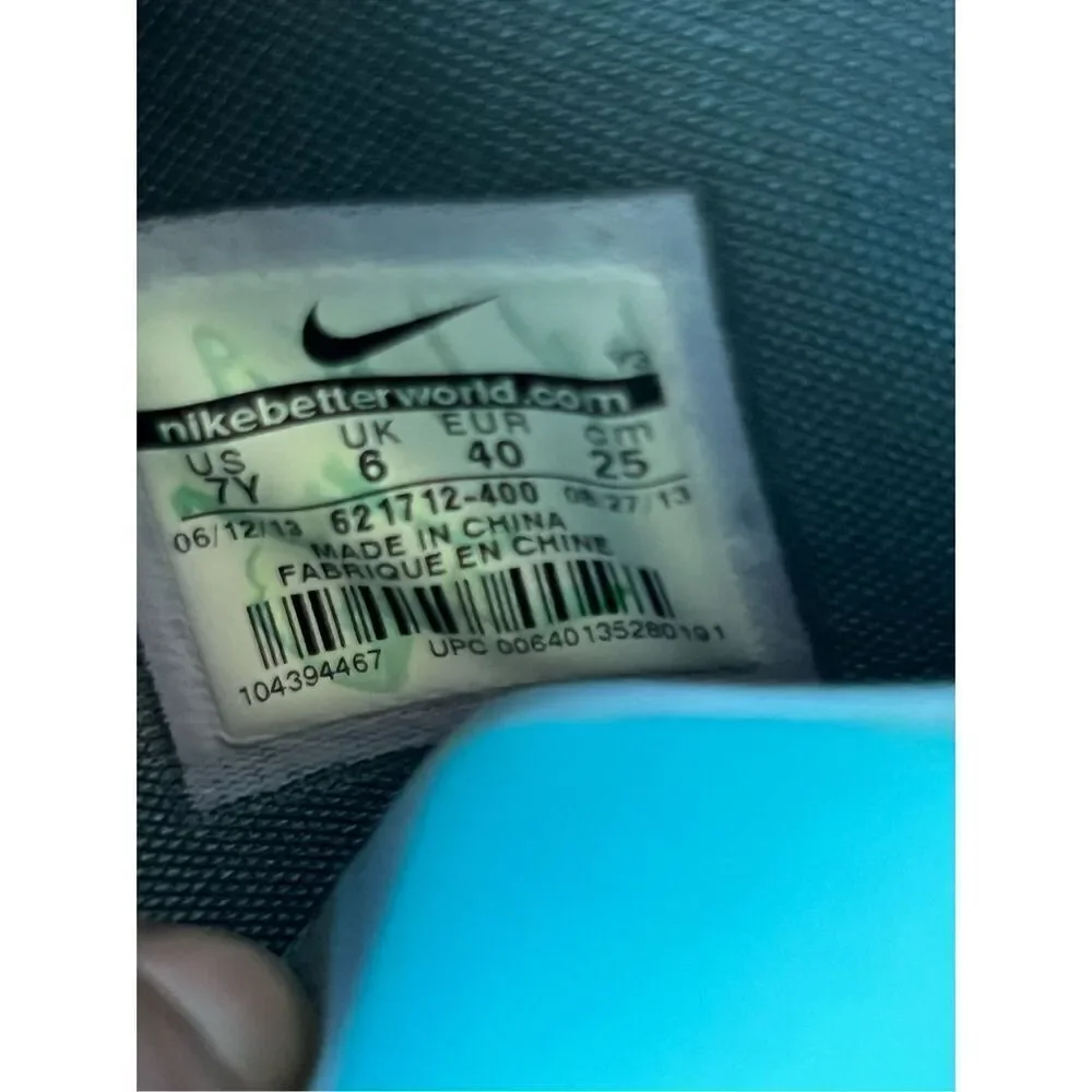 Nike Lebron XI 11 Shoe 7Y Blue Youth Armory Slate Basketball Used 621712-400